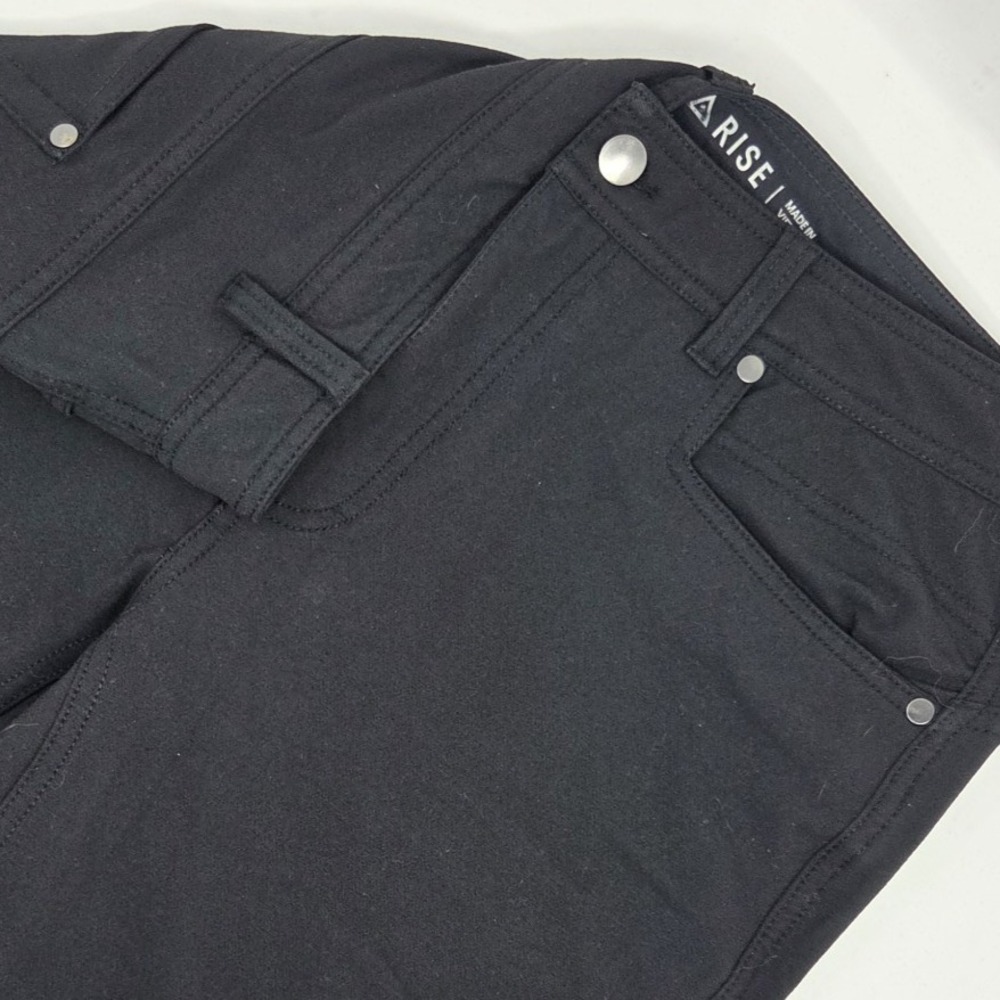 Western Rise Mac Pants Men's 34 Black 34x34 Technical Travel Stretch Slim Fit